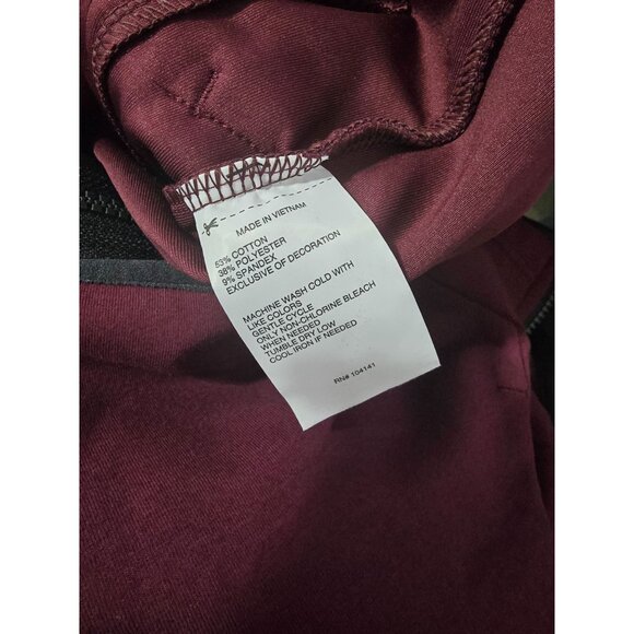 DSG Men's Sport Fleece Full Zip Hoodie In Team Burgundy‎ Size Medium - Picture 9 of 9